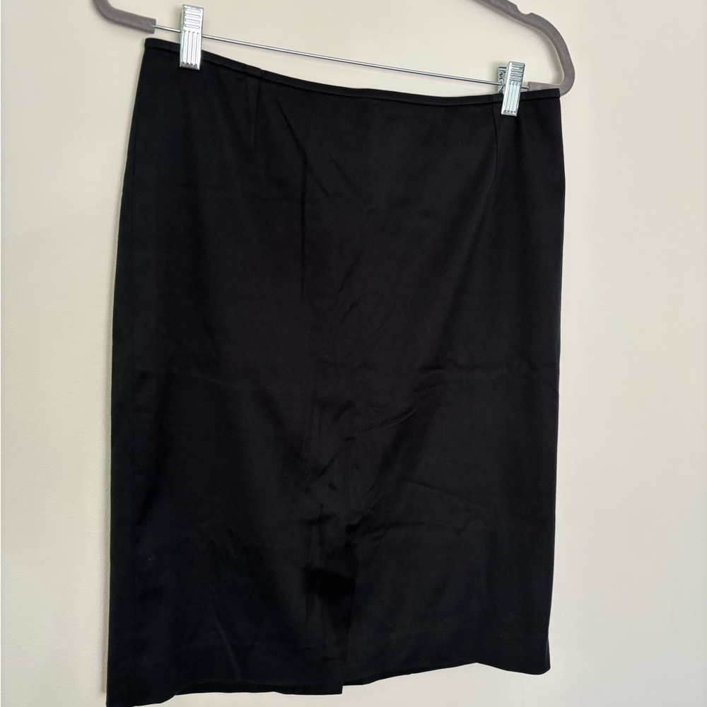Agnes b. Black Tailored Pencil‎ Skirt Size 10 Authentic Y2K Vintage Capsule